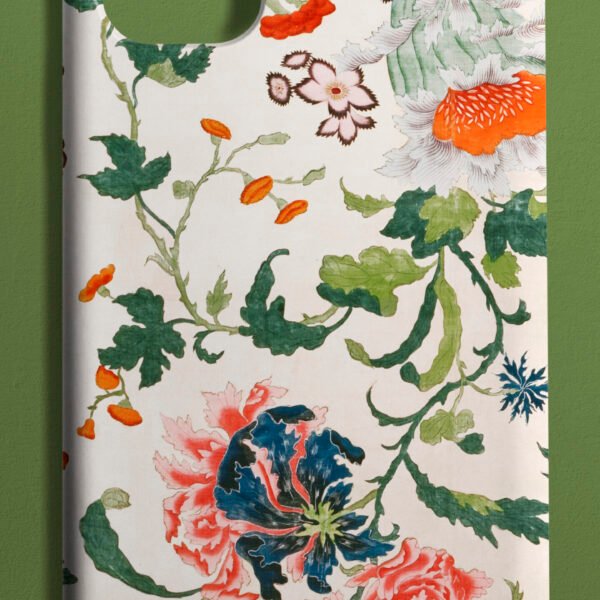 Elegant Chinese-Inspired Floral iPhone 16 Case - Protective & Stylish