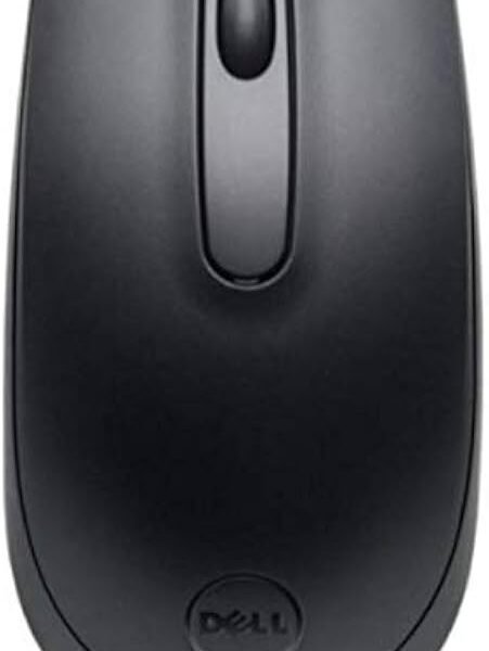 Dell WM118 Wireless Mouse, 2.4 Ghz with USB Nano Receiver, Optical Tracking, 12-Months Battery Life, Ambidextrous, Pc/Mac/...