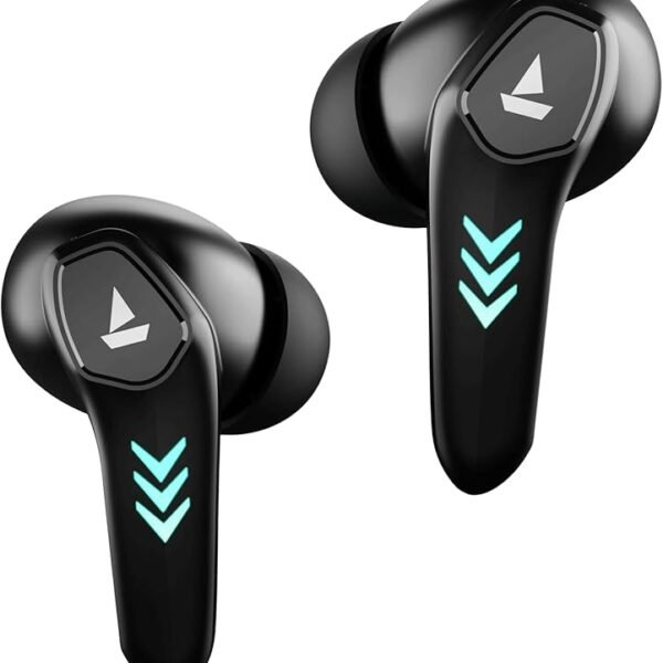 boAt Airdopes 190 True Wireless in Ear Earbuds with Beast Mode(50ms) for Gaming, 40H Playtime, Breathing LEDs, Signature S...