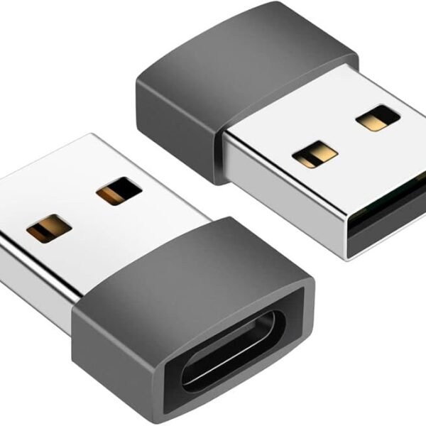 Kanget [2 Pack] Type C Female to USB A Male Charger | Charging Cable Adapter Converter compatible for iPhone 14, 13, 12,11...