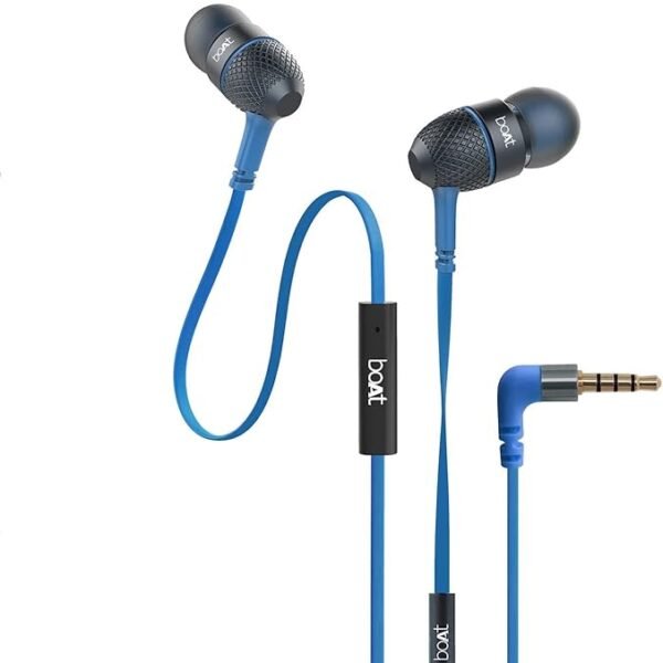 boAt Bassheads 220 Wired in Ear Earphones(Indi Blue)