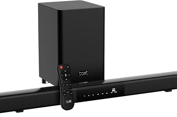 boAt Aavante Bar 1750 2.1 Channel Bluetooth Soundbar with 120W RMS Signature Sound, Wireless Subwoofer, Multi-Compatibilit...