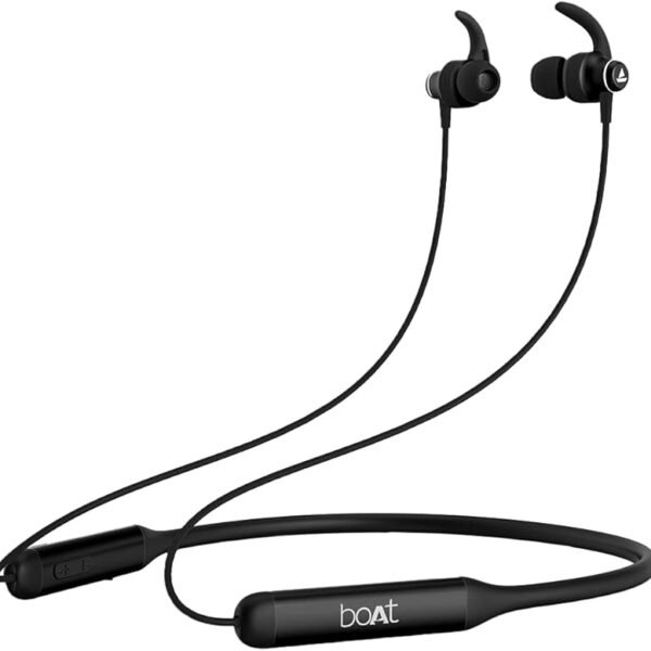 boAt Rockerz 335 Bluetooth in Ear Neckband with Qualcomm aptX & CVC, Upto 30 Hours Playback, ASAP Charge, Signature Sound,...