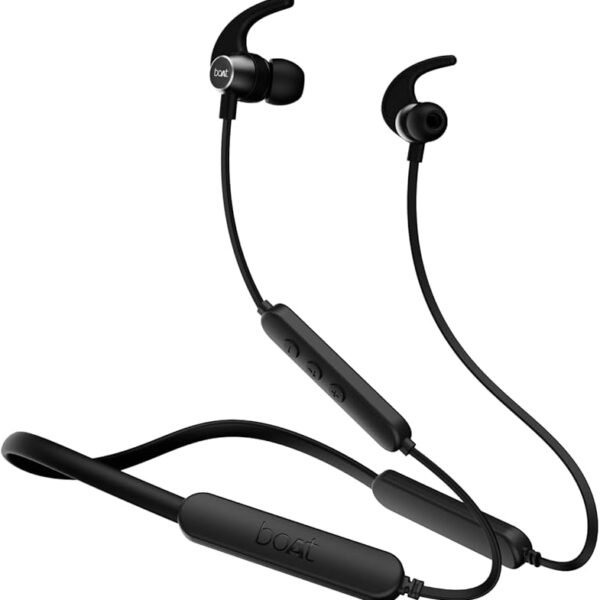 boAt Rockerz 255 Pro+ in-Ear Bluetooth Neckband with Upto 40 Hours Playback, ASAP Charge, IPX7, Dual Pairing, BT v5.0, wi...