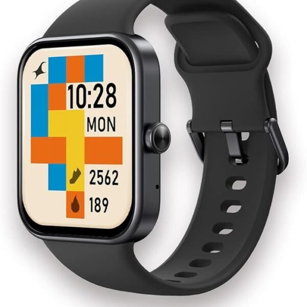 Fastrack Reflex Vox Smartwatch|Alexa Built-In|Bright HD Display|Upto 10 Days Battery|5 ATM Water Resistance|Multiple Sport...