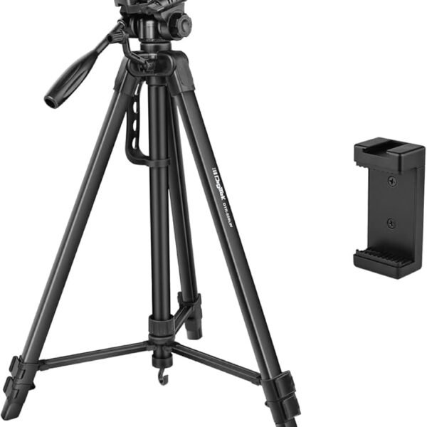 Digitek DTR 550 LW (67 Inch) Tripod For DSLR, Camera |Operating Height: 5.57 Feet | Maximum Load Capacity up to 4.5kg | Po...