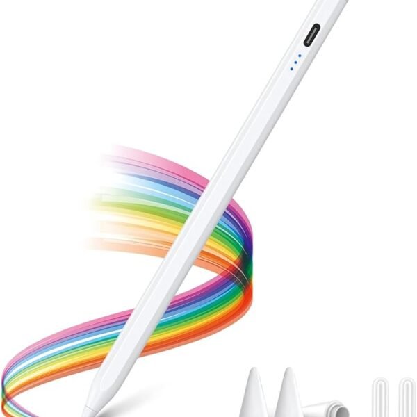 KINGONE Upgraded Stylus Pen, iPad Pencil, Ultra High Precision & Sensitivity, Palm Rejection, Prevents False ON/Off Touch,...
