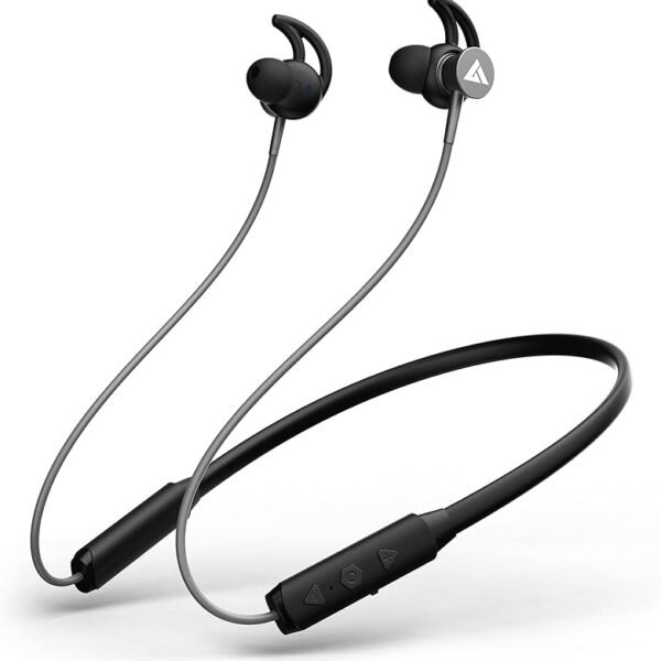 Boult Audio FXCharge Wireless in Ear Bluetooth Neckband with ENC Mic, 32H Playtime, Type-C Fast Charging (5Mins=7.5Hrs Pla...