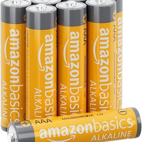 AmazonBasics AAA Performance Alkaline Non-Rechargeable Batteries (8-Pack) - Appearance May Vary