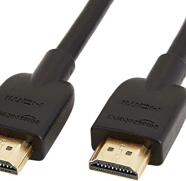 Amazon Basics High-Speed HDMI Cable - 10 Feet (Latest Standard) - Supports Ethernet, 3D, 4K video,Black