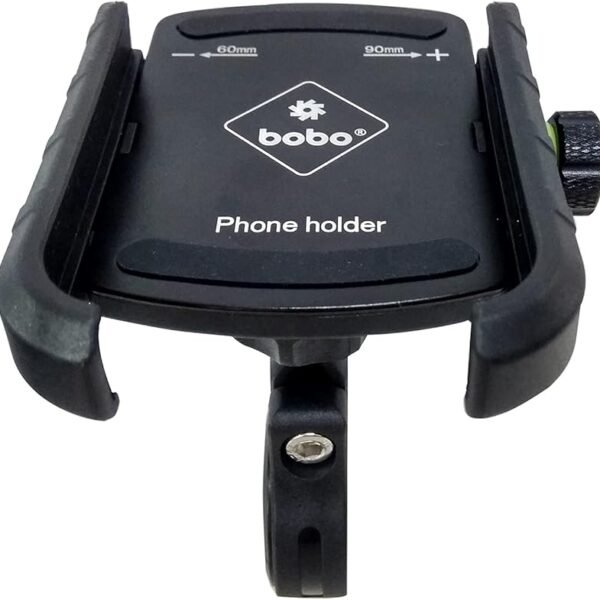 BOBO BM4 Jaw-Grip Waterproof Bike / Motorcycle / Scooter Mobile Phone Holder Mount, Ideal for Maps and GPS Navigation (Black)