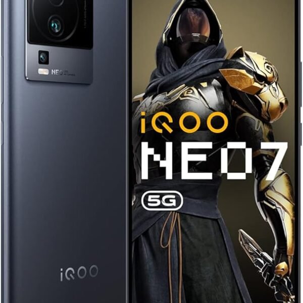 iQOO Neo 7 5G (Interstellar Black, 8GB RAM, 128GB Storage) | Dimensity 8200, only 4nm Processor in The Segment| 50% Charge...