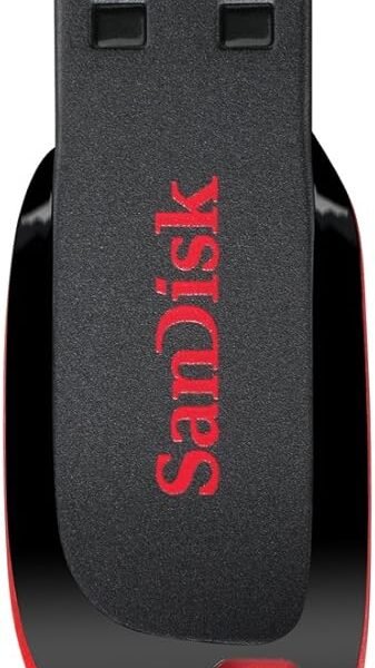 SanDisk SDCZ50-128G-I35 USB2.0 128 GB Pen Drive (Red and Black)