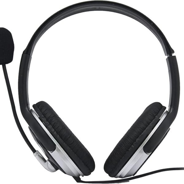 Hp Wired On Ear Headphones With Mic With 3.5 Mm Drivers, In-Built Noise Cancelling, Foldable And Adjustable For Laptop/Pc/...