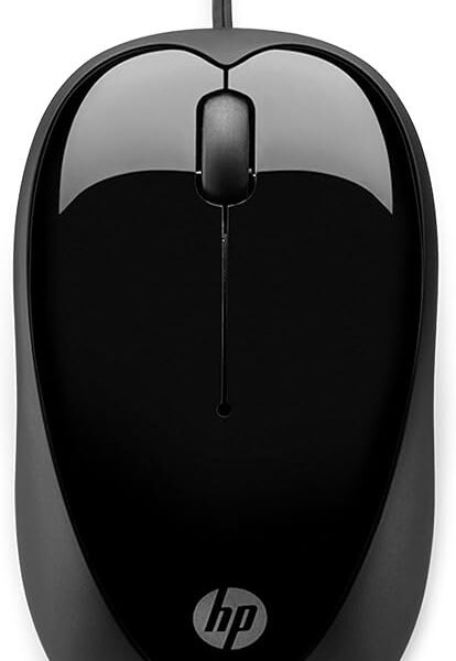 HP X1000 Wired USB Mouse with 3 Handy Buttons, Fast-Moving Scroll Wheel and Optical Sensor works on most Surfaces, 3 years...