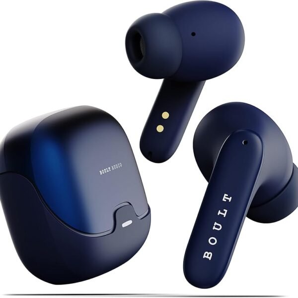Boult Audio Z40 True Wireless in Ear Earbuds with 60H Playtime, Zen™ ENC Mic, Low Latency Gaming, Type-C Fast Charging, Ma...