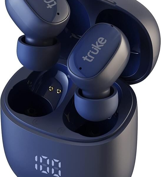 truke Buds F1 Bluetooth Truly Wireless in Ear Earbuds with mic, 48H Playtime, Instant Paring, Exceptional Sound with AAC C...
