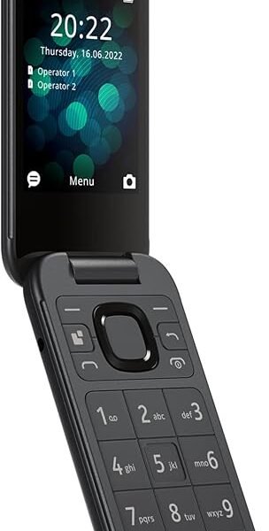 Nokia 2660 Flip 4G Volte keypad Phone with Dual SIM, Dual Screen, inbuilt MP3 Player & Wireless FM Radio | Black