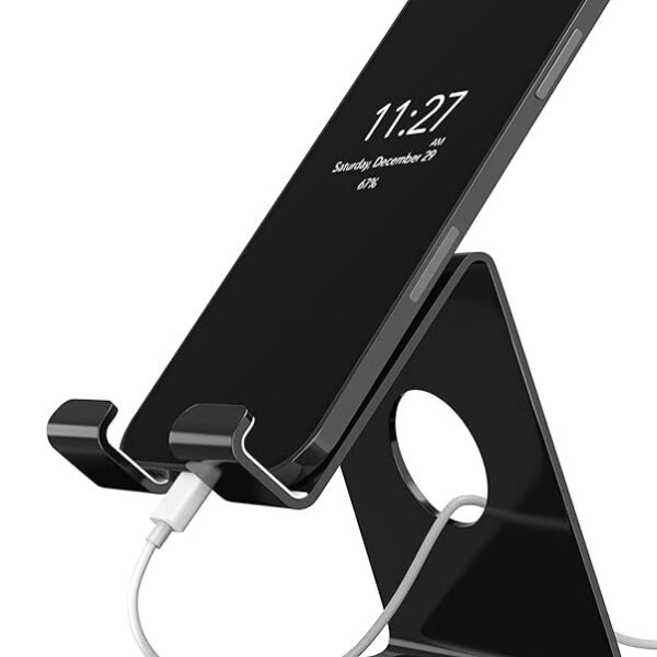 ELV Mobile Phone Mount Tabletop Holder for Phones and Tablets - Black