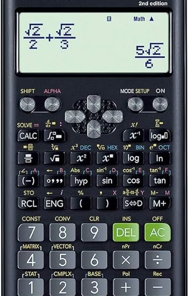 Casio FX-991ES Plus-2nd Edition Scientific Calculator, Black