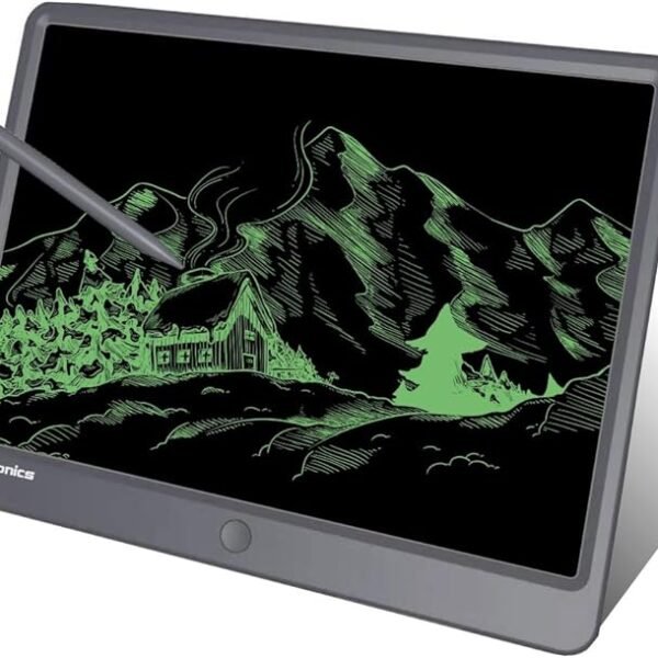 Portronics Ruffpad 15 Re-Writable LCD Screen 38.1cm (15-inch) Writing Pad for Drawing, Playing, Handwriting Gifts for Kids...