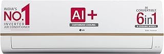 LG 1 Ton 5 Star AI+ DUAL Inverter Wi-Fi Split AC (Copper, Super Convertible 6-in-1 Cooling, HD Filter with Anti-Virus Prot...