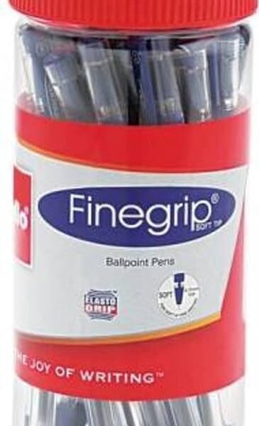 Cello Finegrip Ball Pen | Blue Ball Pens | Jar of 25 Units | Best Ball Pens for Smooth Writing | Ball Point Pen Set  | Pen...
