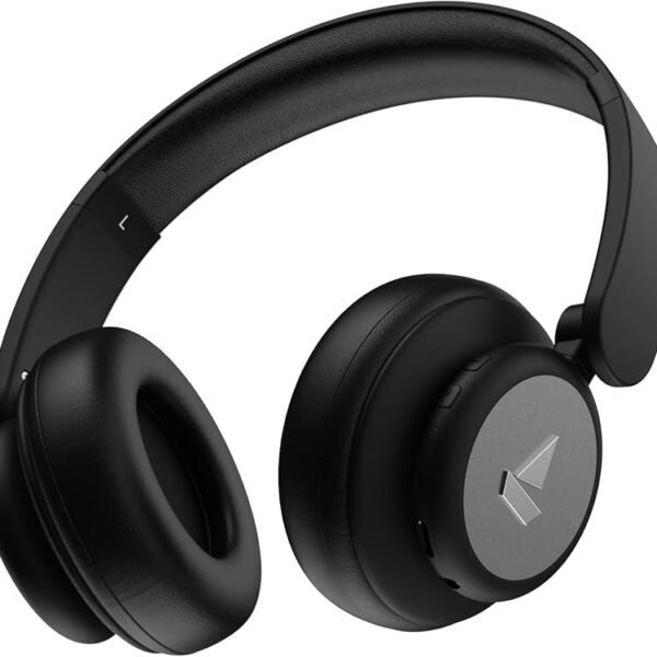boAt Rockerz 450 Pro Bluetooth On Ear Headphones with Mic with 70 Hours Battery, 40Mm Drivers, Bluetooth V5.0 Padded Ear C...