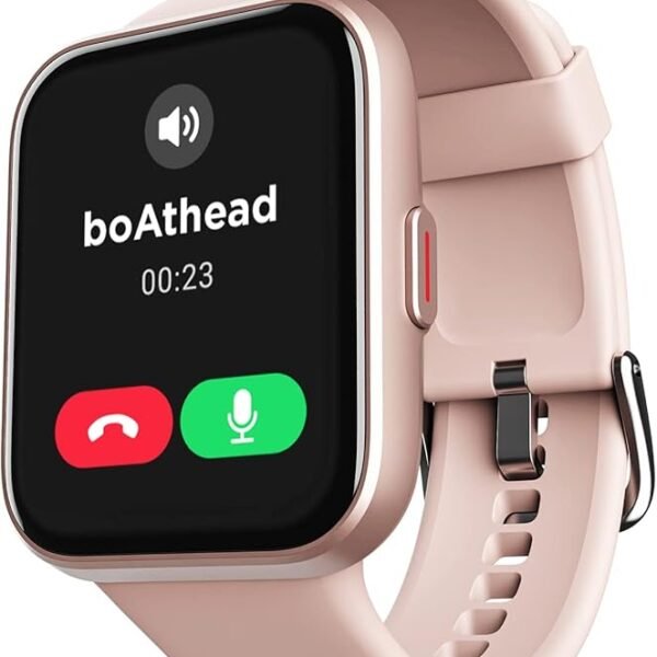 boAt Xtend Talk with Advanced Dedicated Bluetooth Calling Chip, Built-in Alexa, 1.69" HD Display, Premium Design, 60+ Spor...