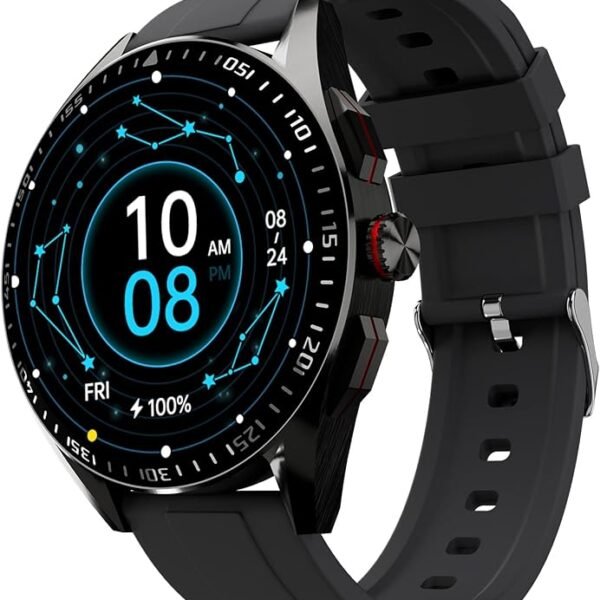 Fire-Boltt Invincible Plus 1.43" AMOLED Display Smartwatch with Bluetooth Calling, TWS Connection, 300+ Sports Modes, 110 ...