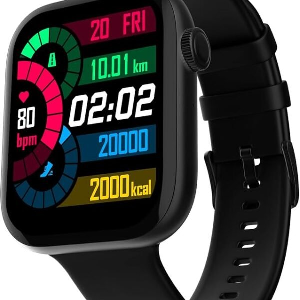 Fire-Boltt Ring 3 Smart Watch 1.8 Biggest Display with Advanced Bluetooth Calling Chip, Voice Assistance,118 Sports Modes,...