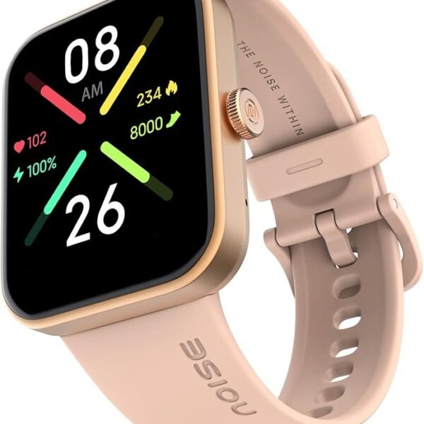 Noise Pulse Go Buzz Bluetooth Calling Smart Watch, 1.69" Clear Display, 550Nits,150+ Watch face, Comfort Strap, Heart Rat...