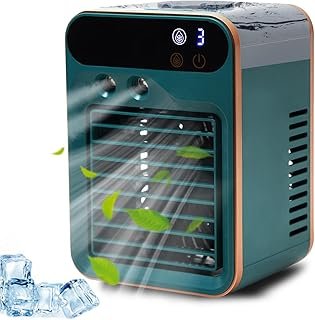 Portable Air Conditioner,Office Air Conditioner in Three Speeds,Portable Evaporative Cooling Fan with Spray for Home Bedro...