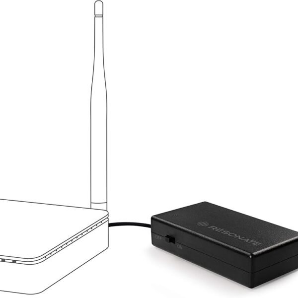 RESONATE RouterUPS CRU12V2A | Zero Drop | UPS for WiFi Router | Mini UPS | Up to 4 Hours PowerBackup | Battery Replacement...