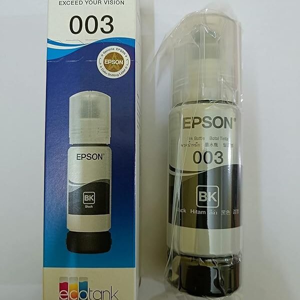 Epson 003 65 ml for EcoTank L1110/L3100/L3101/L3110/L3115/L3116/L3150/L3151/L3152/L3156/L5190 Black Ink Bottle