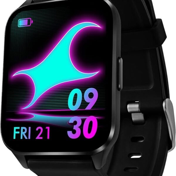 New Fastrack Reflex Beat+ 1.69” UltraVU Display|500 Nits Brightness|60 Sports Modes|24*7 Heart Rate Monitor|SpO2 Monitor|S...