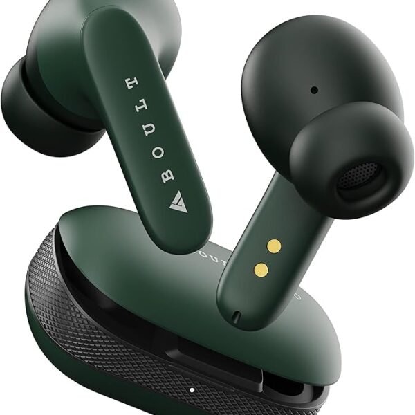 Boult Audio Z20 True Wireless in Ear Earbuds with Zen ENC Mic, 40H Playtime, Type-C Fast Charging, Made in India, 10mm Ric...
