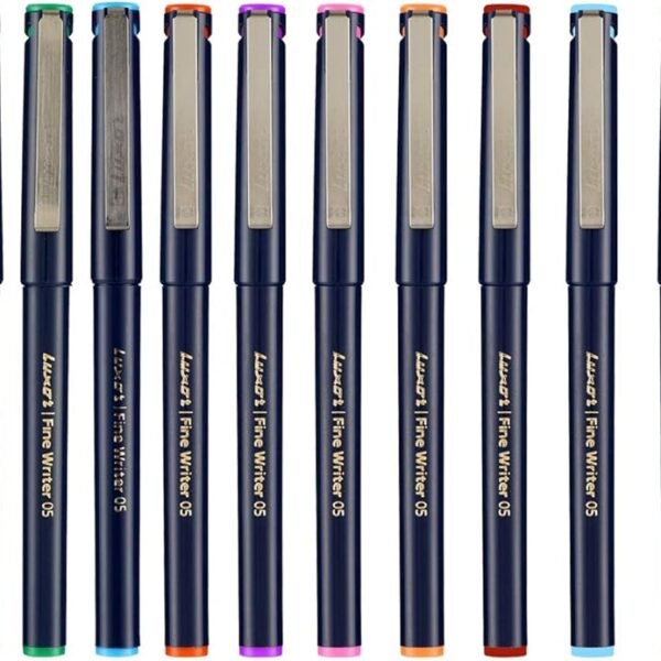 Luxor Finewriter Assorted color (Pack of 10 Pen)