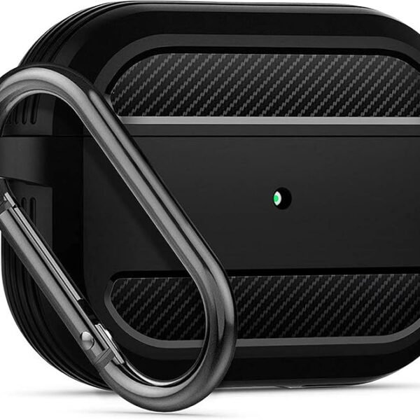 CROSSVOLT Tough Rugged TPU Cover Case for Airpods Pro (2019) - Matte Black