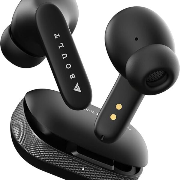 Boult Audio Z20 True Wireless in Ear Earbuds with Zen ENC Mic, 40H Playtime, Type-C Fast Charging, Made in India, 10mm Ric...