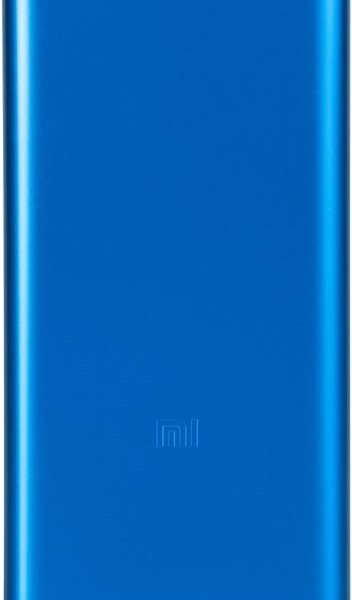 MI 10000mAh 3i Lithium Polymer Power Bank Dual Input(Micro-USB and Type C) and Output Ports 18W Fast Charging (Metallic Blue)