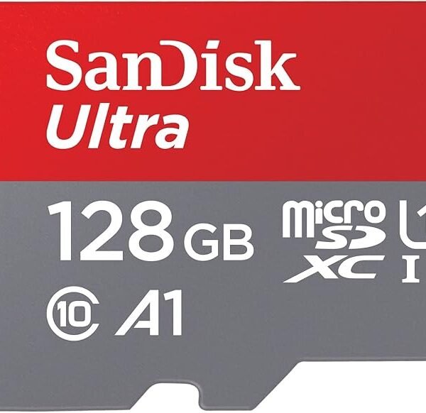 SanDisk Ultra® microSDXC™ UHS-I Card, 128GB, 140MB/s R, 10 Y Warranty, for Smartphones