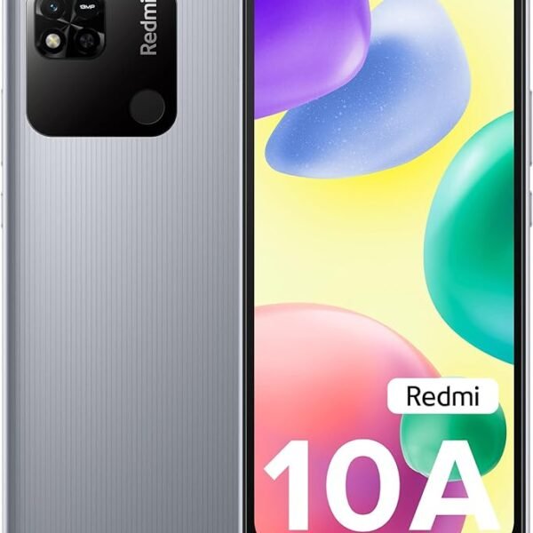 Redmi 10A (Slate Grey, 4GB RAM, 64GB Storage) | 2 Ghz Octa Core Helio G25 | 5000 mAh Battery | Finger Print Sensor | Upto ...