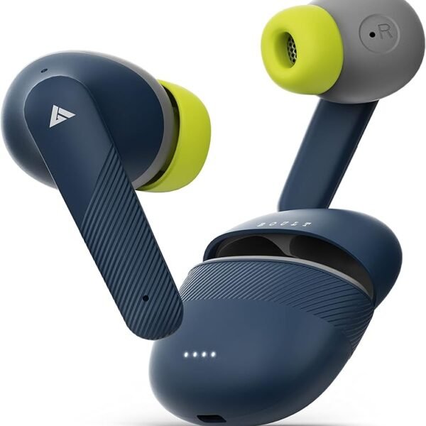 Boult Audio Z25 True Wireless in Ear Earbuds with 32H Playtime, 45ms Low Latency, Type-C Fast Charging (10=150Mins), Made ...
