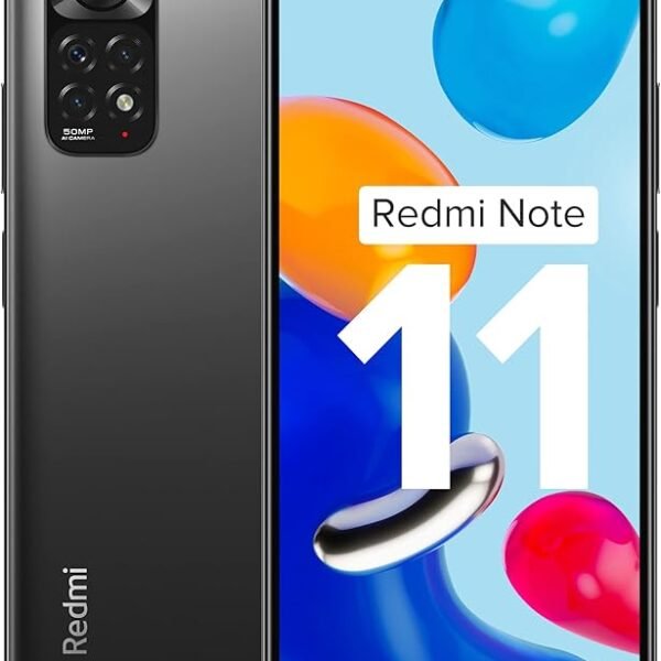 Redmi Note 11 (Space Black, 4GB RAM, 64GB Storage)|90Hz FHD+ AMOLED Display | Qualcomm® Snapdragon™ 680-6nm | 33W Charger ...
