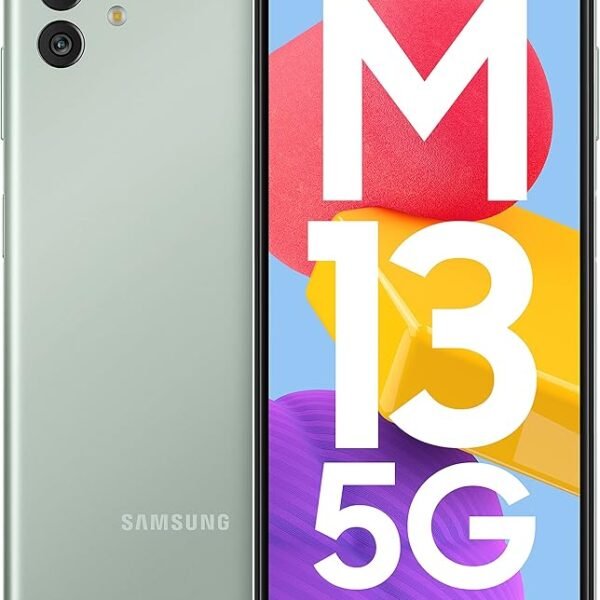 Samsung Galaxy M13 5G (Aqua Green, 4GB, 64GB Storage) | 5000mAh Battery | Upto 8GB RAM with RAM Plus