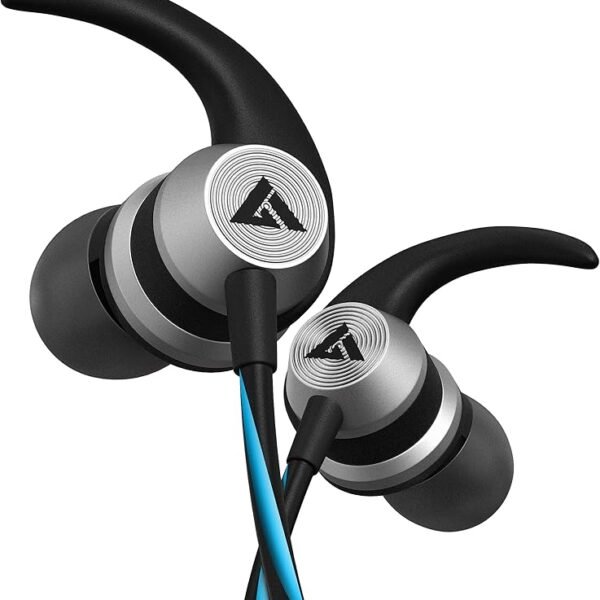 Boult Audio BassBuds X1 in-Ear Wired Earphones with 10mm Extra Bass Driver and HD Sound with mic(Blue)