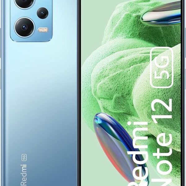 Redmi Note 12 5G Mystique Blue 6GB RAM 128GB ROM | 1st Phone with 120Hz Super AMOLED and Snapdragon® 4 Gen 1 | 48MP AI Tri...