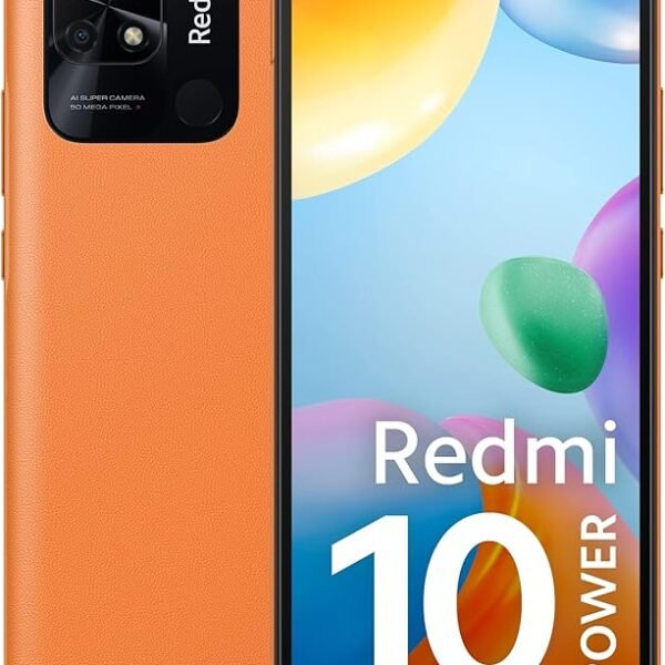 Redmi 10 Power (Sporty Orange, 8GB RAM, 128GB Storage)