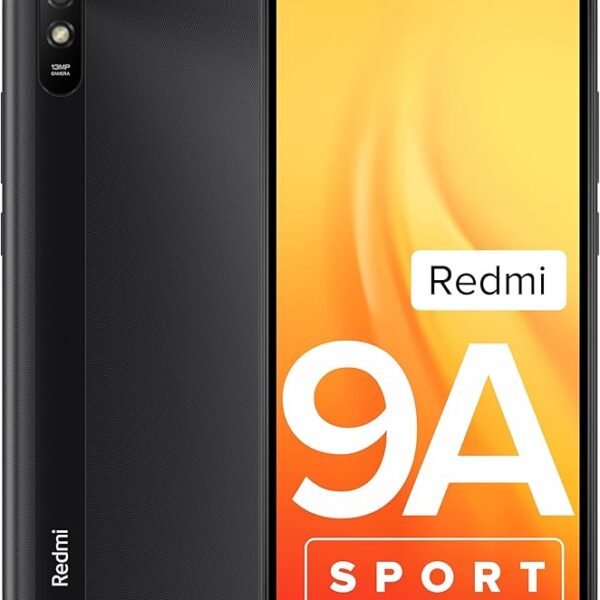 Redmi 9A Sport (Carbon Black, 2GB RAM, 32GB Storage) | 2GHz Octa-core Helio G25 Processor | 5000 mAh Battery